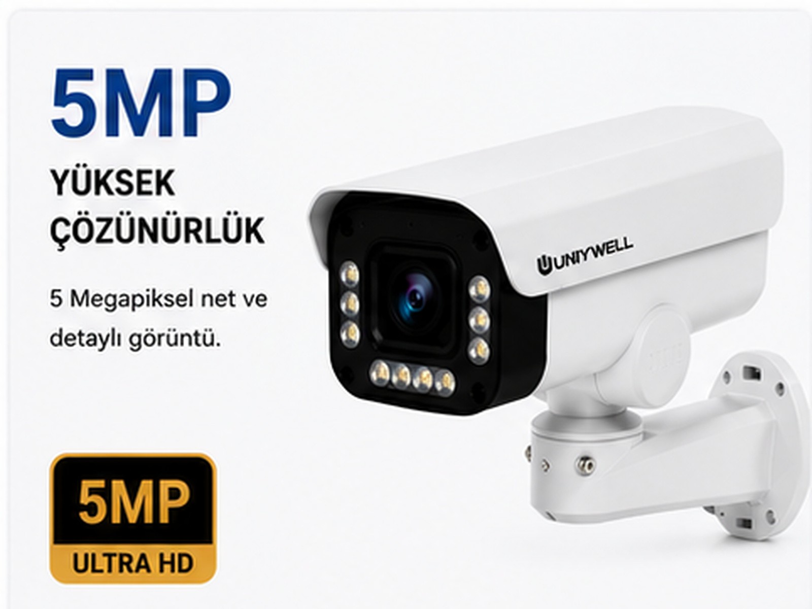 5MP Motorize SPEED PTZ Bullet IP Kamera - Görsel 2
