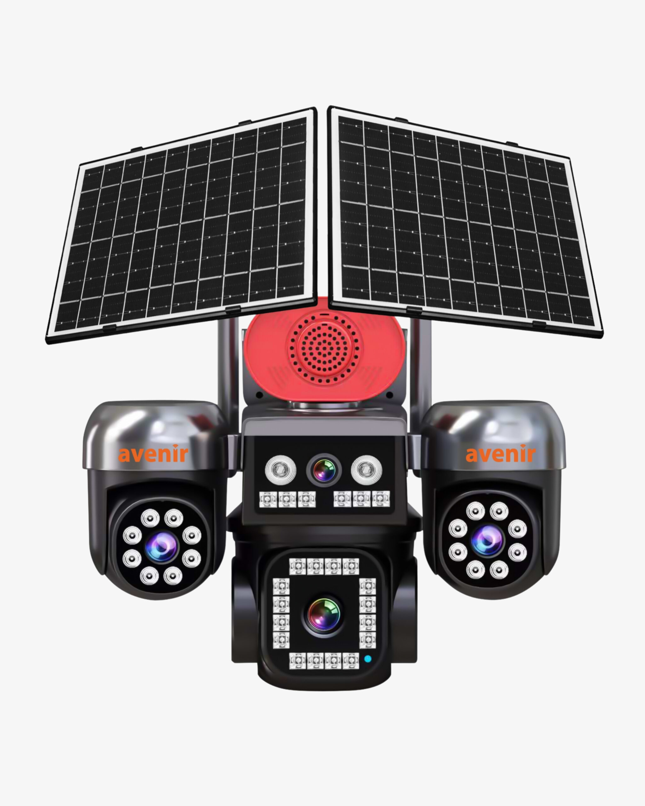 4 KAMERALI (3 Kamera Hareket Ettirilebilir) 12MP GÜNEŞ ENERJİLİ AKILLI KAMERA