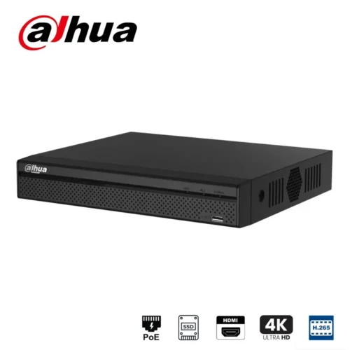 DAHUA NVR2104HS-P-T 4 KANAL POE 1 SATA H265+ NVR KAYIT CİHAZI